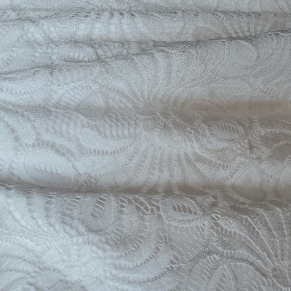 Lace Me Around Hi low Maxi Dress White - Picture 4 of 4